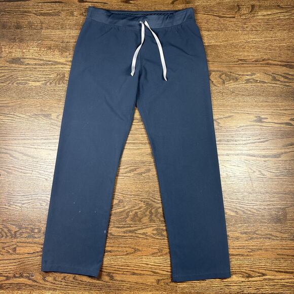 FIGS Scrub Pants Mens Medium Navy Technical Drawstring Medical Nursing T21003 - Picture 1 of 11
